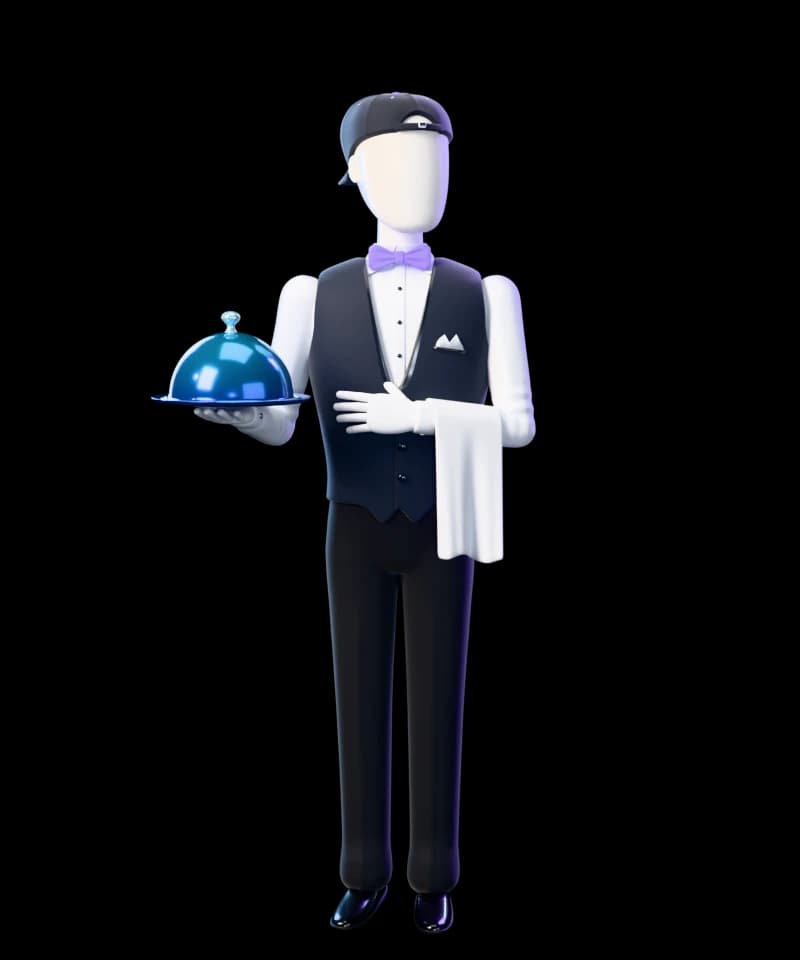 Personal butlAIr als 3D-Figur
