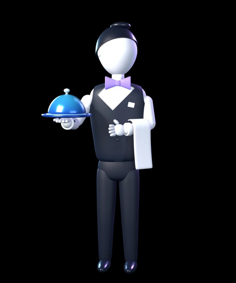 Personal butlAIr als 3D-Figur